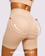 Medium Compression Breathable High-Waist Shaper Shorts