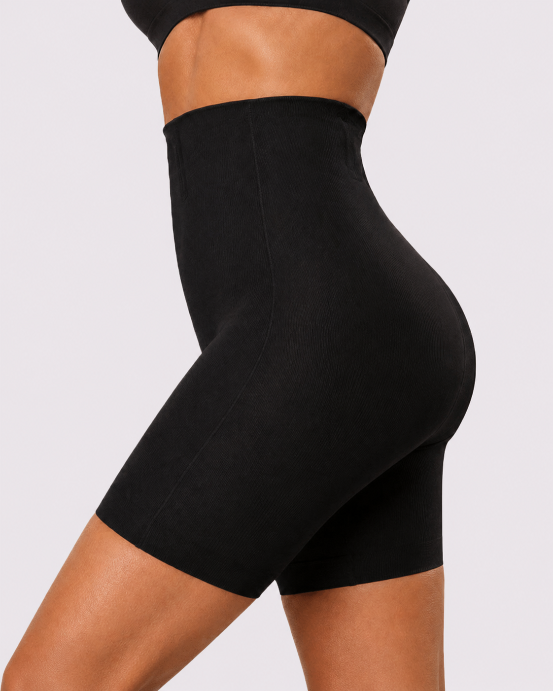 Medium Compression Breathable High-Waist Shaper Shorts