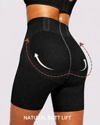 Medium Compression Breathable High-Waist Shaper Shorts
