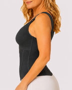 Double Compression Hook & Zip Waist Trainer Vest