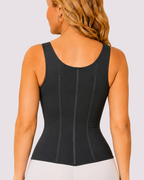 Double Compression Hook & Zip Waist Trainer Vest