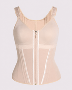 Double Compression Hook & Zip Waist Trainer Vest