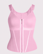 Double Compression Hook & Zip Waist Trainer Vest
