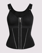 Double Compression Hook & Zip Waist Trainer Vest