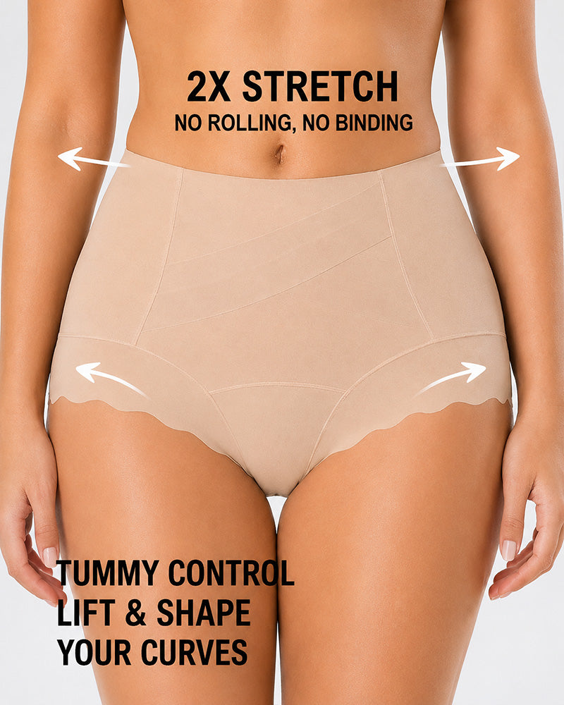 High Waist Tummy Control Seamless Shaping Panties