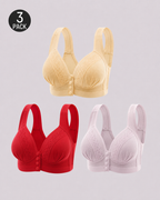 Front-Close Full Cup Wire-Free Seamless Bra