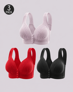 Front-Close Full Cup Wire-Free Seamless Bra