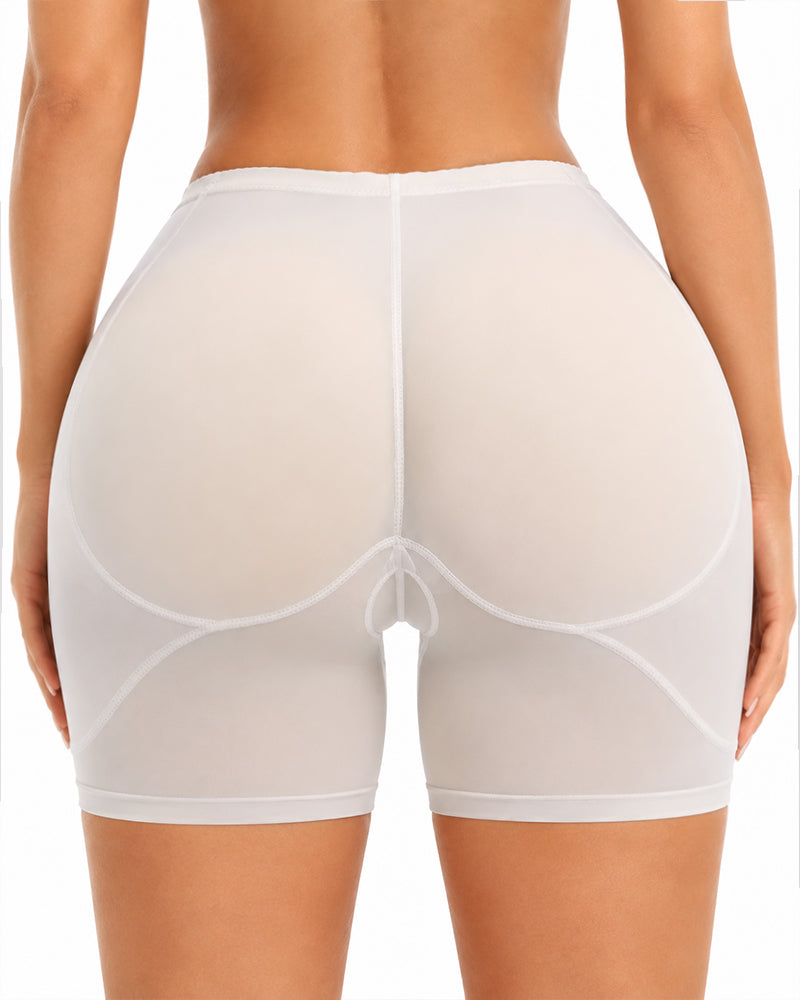 4 Removable Butt Pads Seamless Breathable Shaper Shorts
