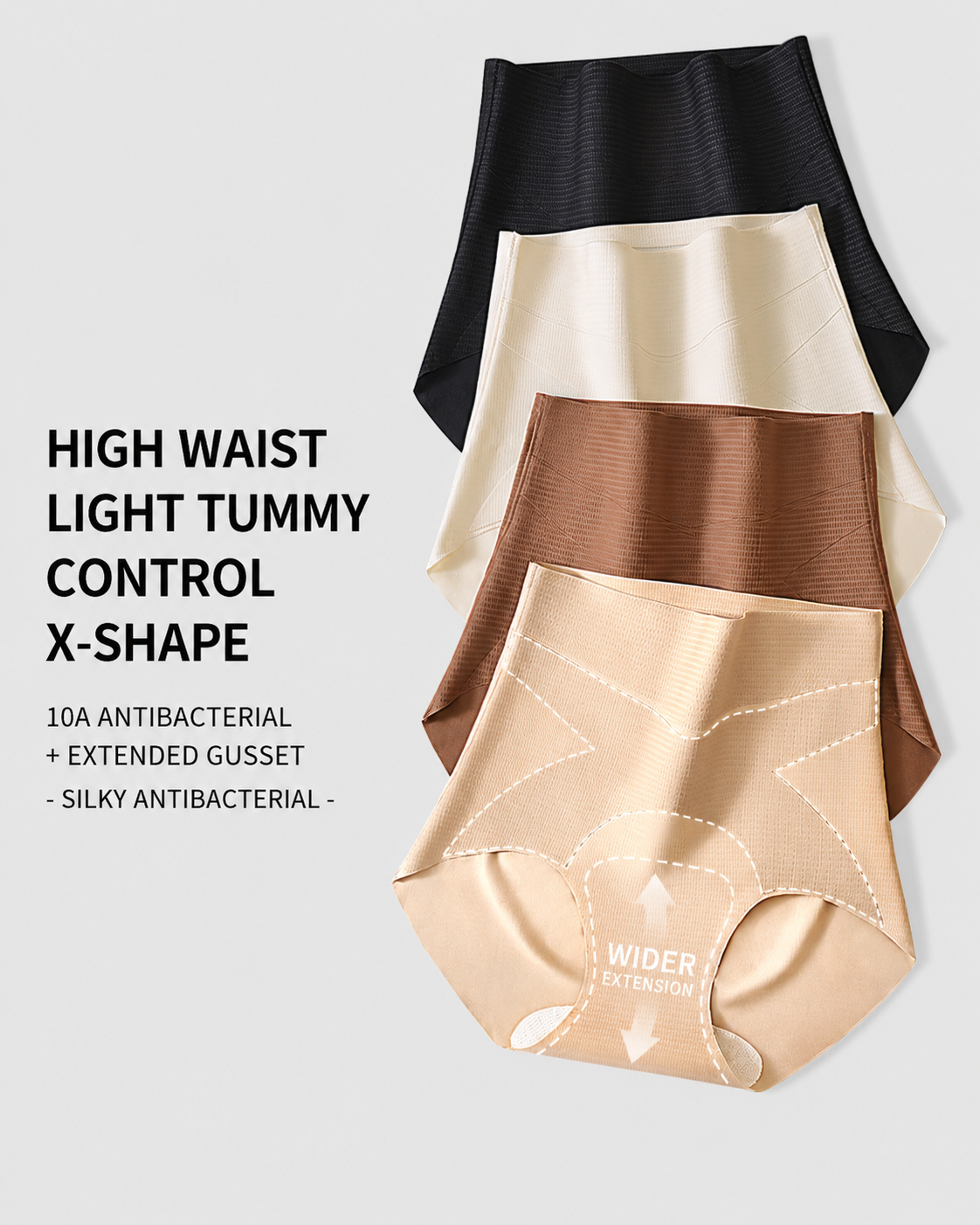 High Waist Seamless Hip-Lifting Shaping Panties