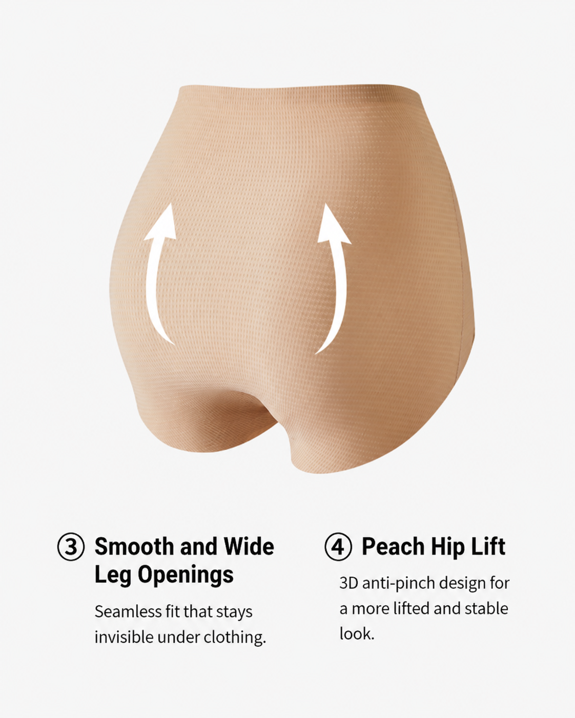 High Waist Seamless Hip-Lifting Shaping Panties