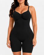 Seamless Tummy Control Back Pull-Down Bodysuit Shapewear