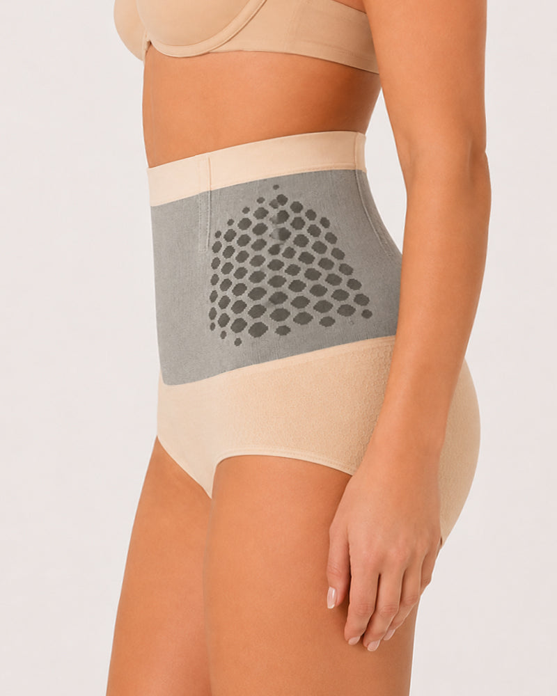 Thermal Tummy-Control High-Waist Breathable Shaping Briefs