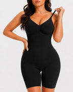 Seamless Tummy Control Back Pull-Down Bodysuit Shapewear