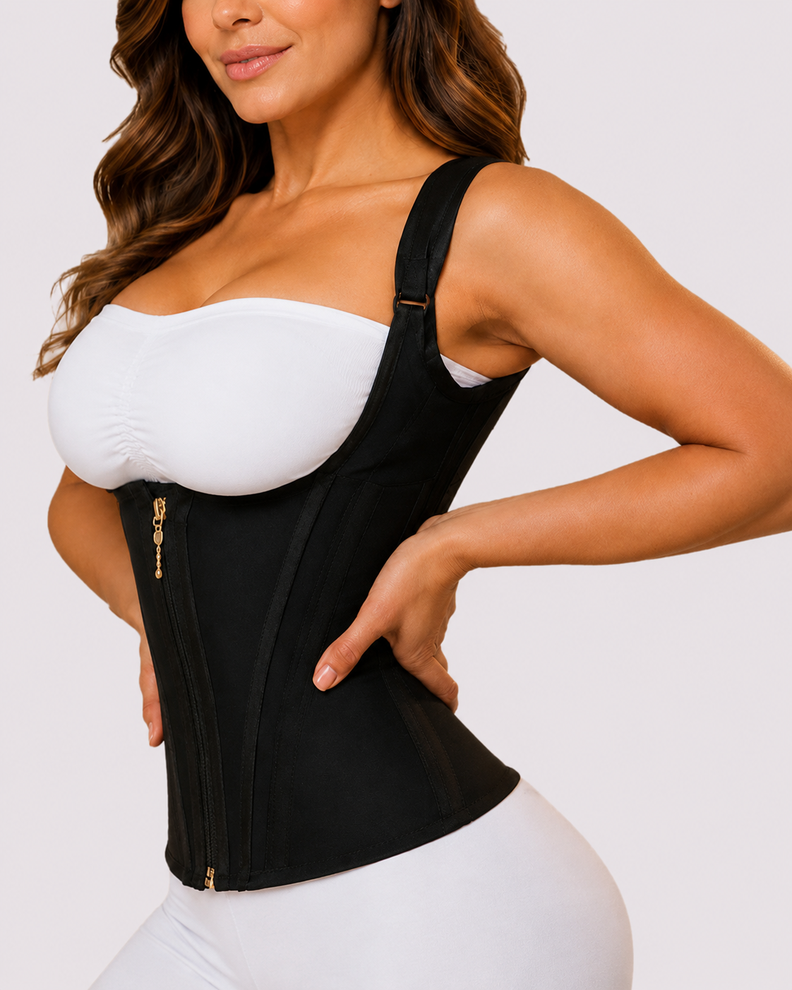 Double Compression Hook & Zip Waist Trainer