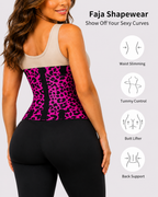 Waist Slimming Leopard Print Adjustable Waist Trainer