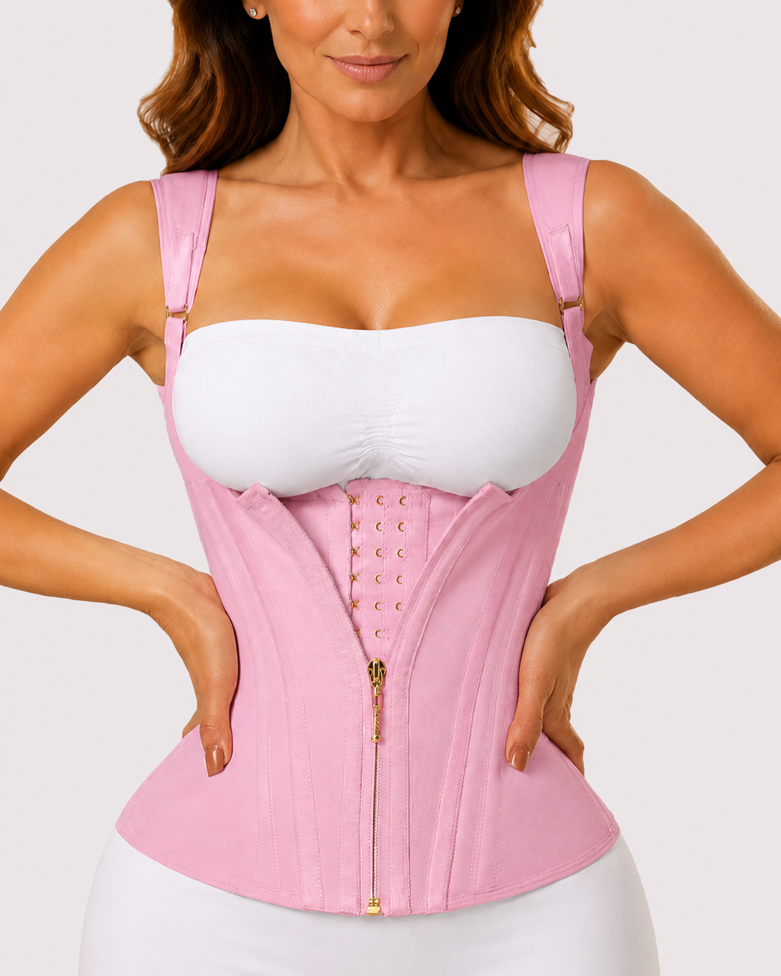 Double Compression Hook & Zip Waist Trainer
