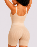 Bathroom-Easy Seamless Mid-Thigh Body Shaper