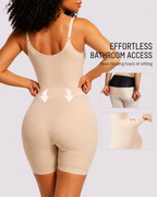 Bathroom-Easy Seamless Mid-Thigh Body Shaper