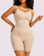 Bathroom-Easy Seamless Mid-Thigh Body Shaper