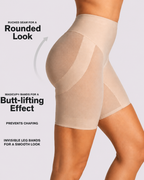 Tummy Control Seamless High-Waist Shaper Shorts
