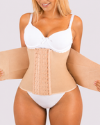 Tummy Control Double Compression Hook & Eye Waist Trainer