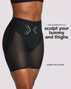 Tummy Control Seamless High-Waist Shaper Shorts
