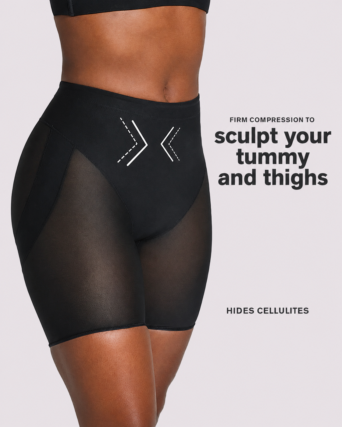 Tummy Control Seamless High-Waist Shaper Shorts