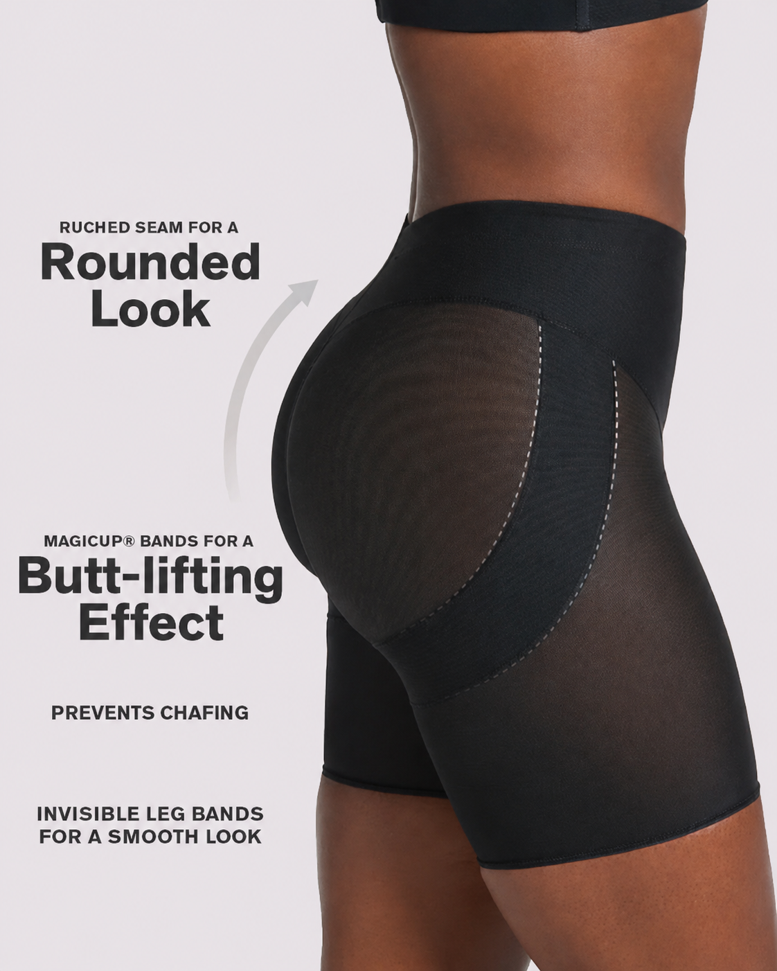Tummy Control Seamless High-Waist Shaper Shorts