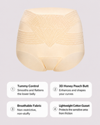Tummy-Smoothing High-Waist Breathable Butt-Enhancing Briefs