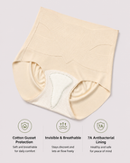 Tummy-Smoothing High-Waist Breathable Butt-Enhancing Briefs