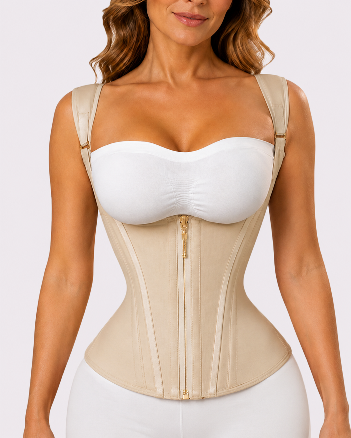 Double Compression Hook & Zip Waist Trainer