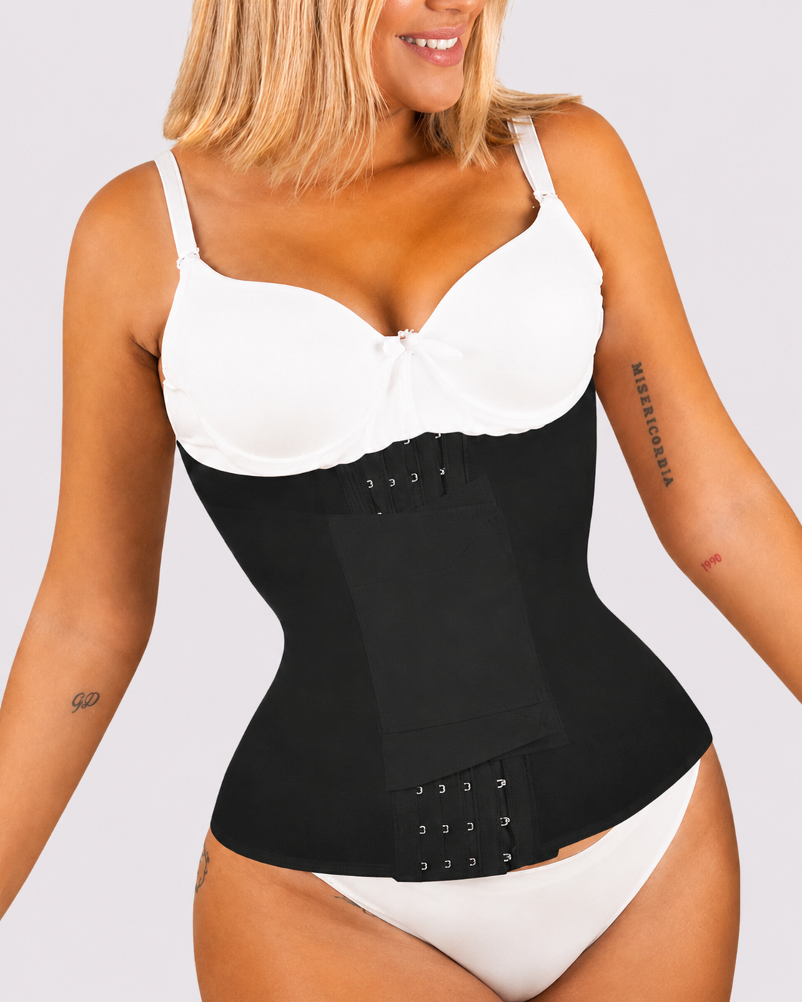 Tummy Control Double Compression Hook & Eye Waist Trainer