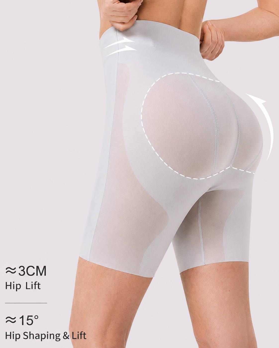 Cooling & Breathable Tummy Control Butt Lifter Shapewear Shorts