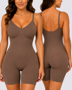 Tummy Control Seamless Mid-Thigh Shapewear Bodysuit