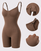 Tummy Control Seamless Mid-Thigh Shapewear Bodysuit