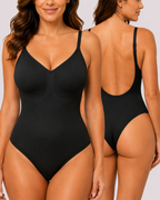 Tummy Control Seamless Low-Back Thong Bodysuit
