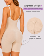 Tummy Control Seamless Zipper Bodysuit Shapewear