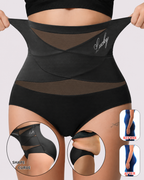Tummy Control High-Waisted Mesh Shaping Panties