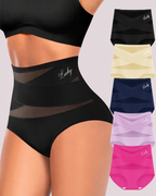 Tummy Control High-Waisted Mesh Shaping Panties