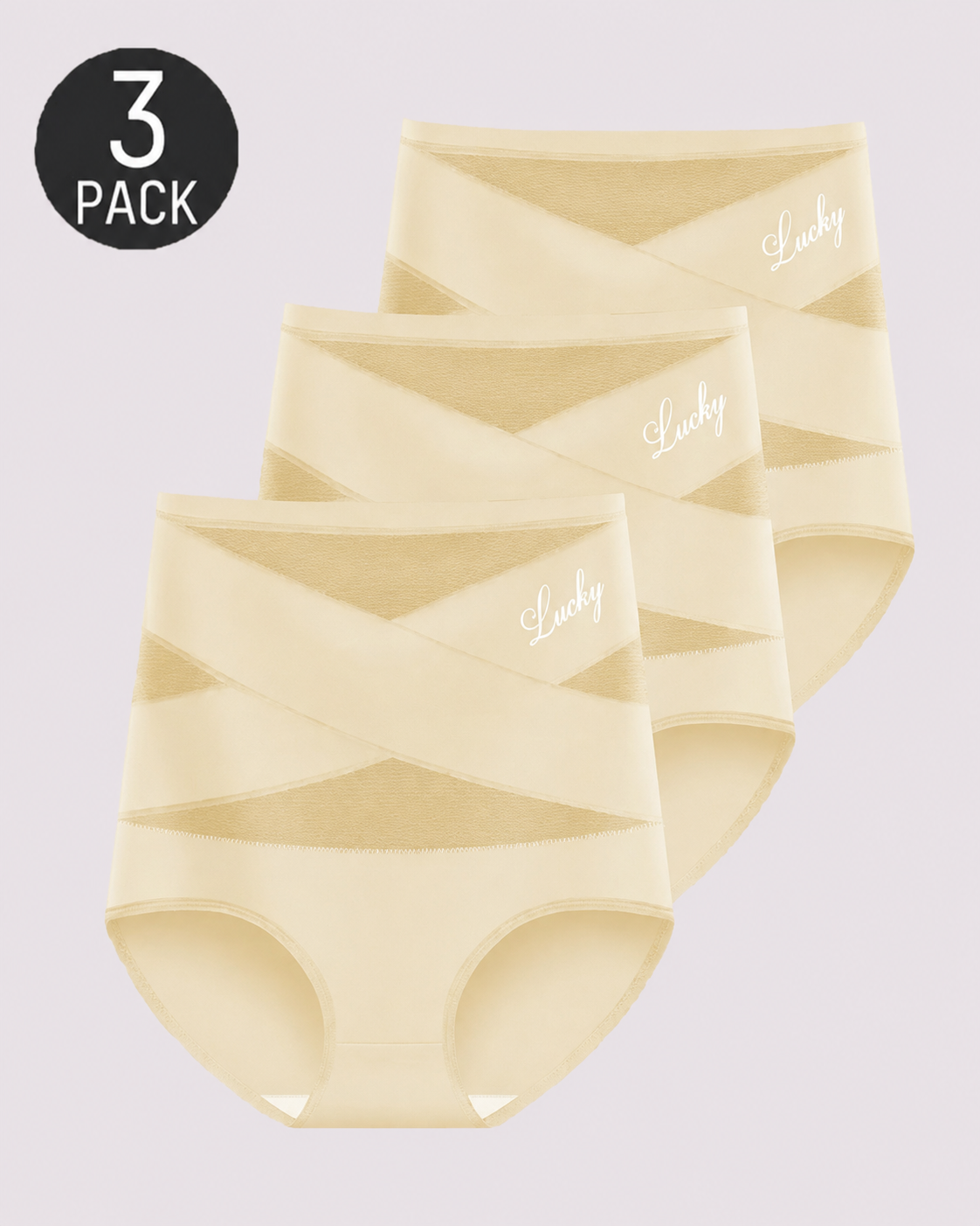 Tummy Control High-Waisted Mesh Shaping Panties