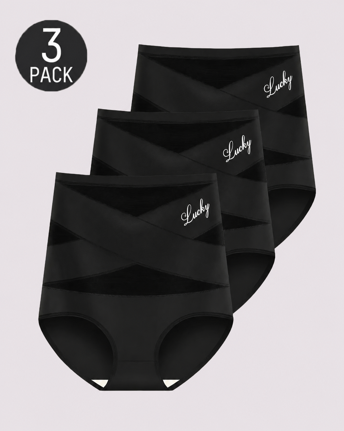 Tummy Control High-Waisted Mesh Shaping Panties