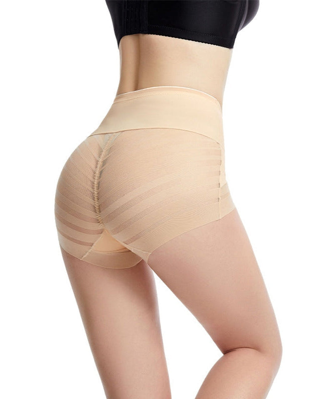 Curve-Enhancing High-Waist Mesh Boyshort Shapewear