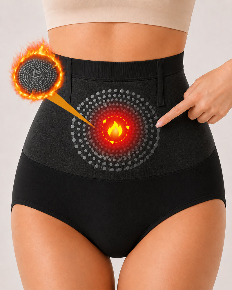 Thermal Tummy-Control High-Waist Breathable Shaping Briefs