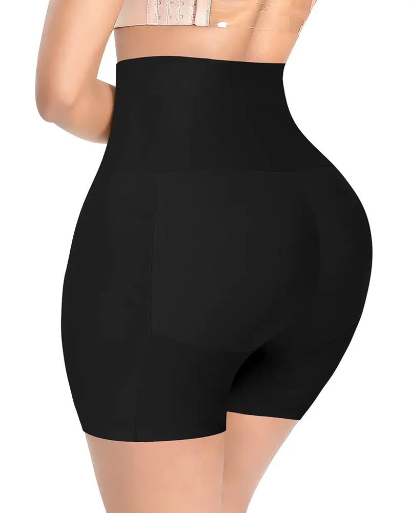 Butt-Lifting High-Waist Padded Thigh-Slimming Shaper Shorts
