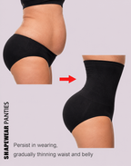 Waist-Slimming High-Rise Ribbed Butt-Lift Shaping Panties