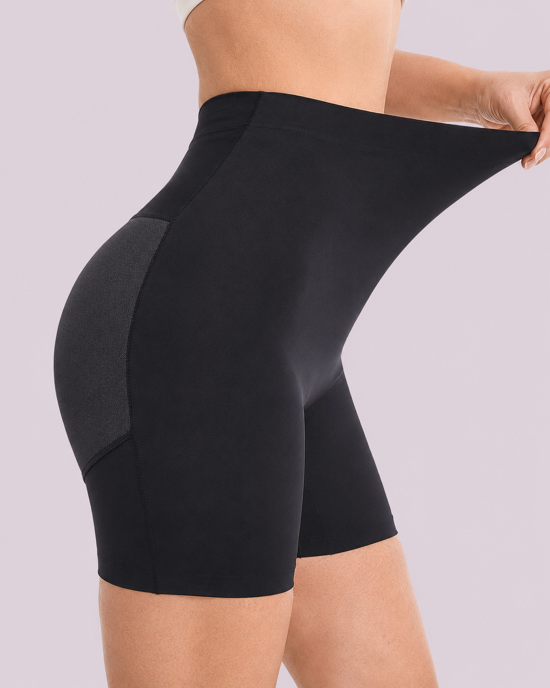Butt-Lifting High-Waist Padded Thigh-Slimming Shaper Shorts