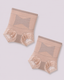 Tummy-Sculpting Cross-Compression High-Waist Lace Shaper Shorts