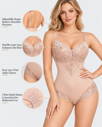 Lace Tummy Control Sculpting Shaping Bodysuit
