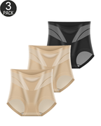 High-Waisted Tummy Control Mesh Shaping Panties