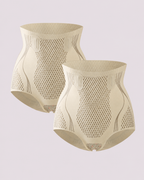 Breathable High-Waist Support Compression Briefs